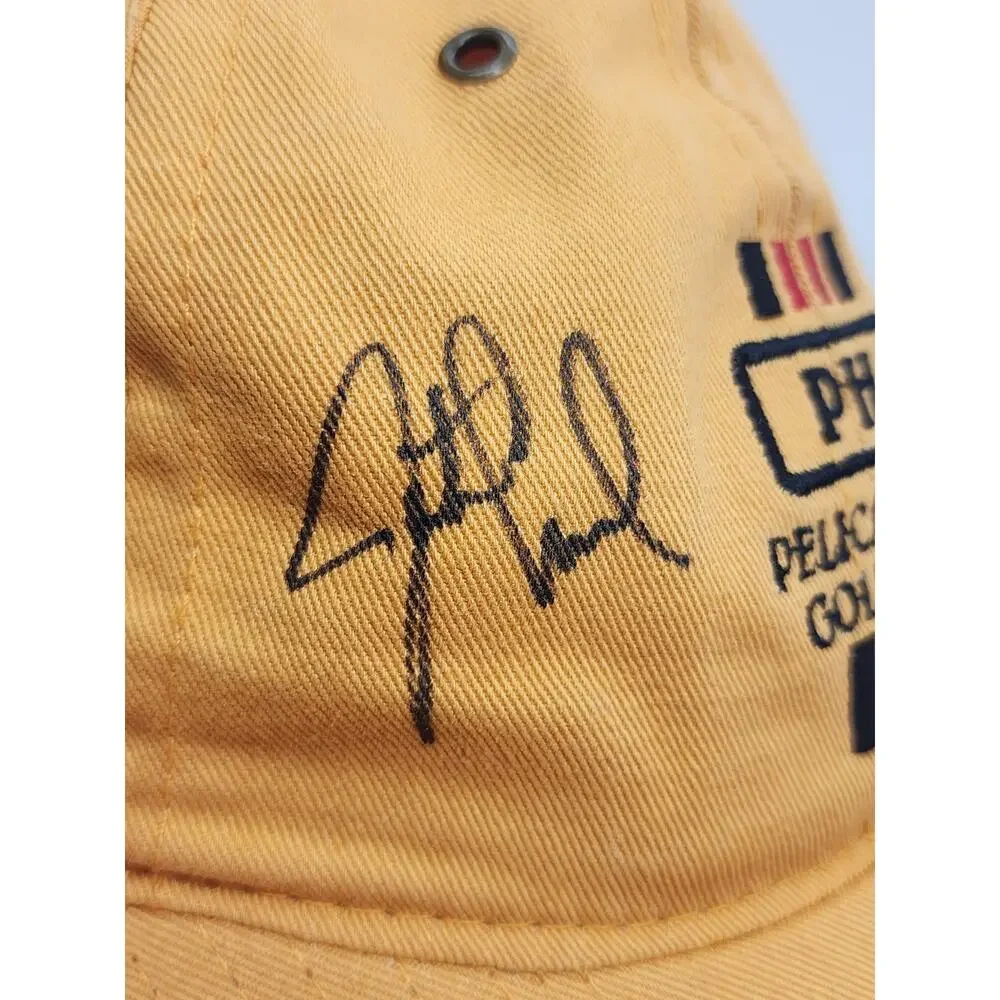 Pelican Hill Golf Club Snapback Hat Multi Signed Autographed Golf Cap